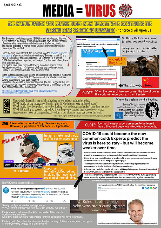 Media=Virus. Real-world data, sources and context.