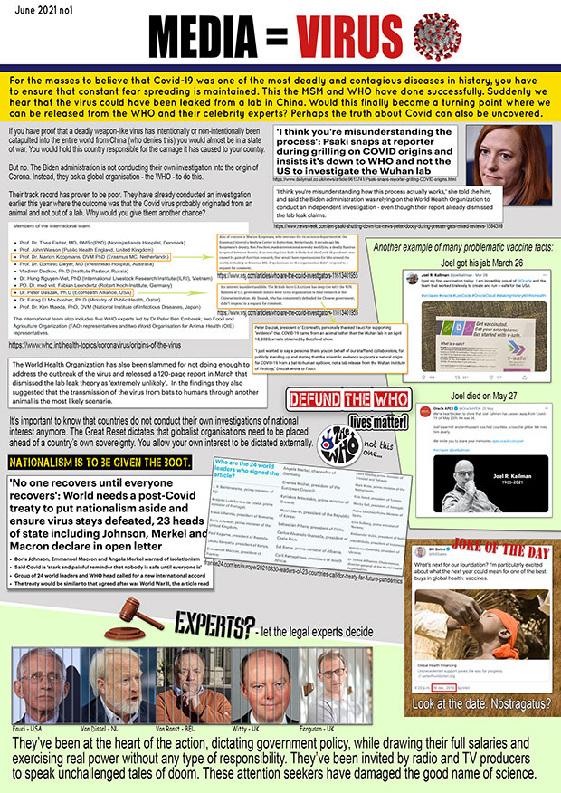 Media=Virus. Real-world data, sources and context.